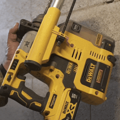 DEWALT DCH273P2DHO 20V MAX XR® L-Shape 1" SDS Plus Rotomartillo  Kit con Extractor de Polvo Integrado – Potencia, Seguridad y Limpieza en un Solo Equipo*