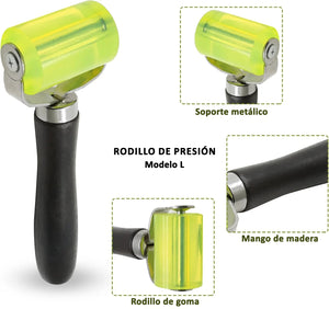 Rodillo de Goma para Instalacion de Tapa - Cantos Multiuso