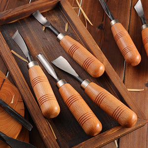 Set de Gubias Profesionales para Madera – 8 Piezas Aceradas de Alta Precisión